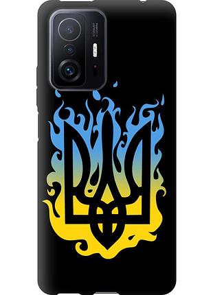Чохол tpu патріотичний на телефон xiaomi 11t герб v1 "5258b-2487-58250"