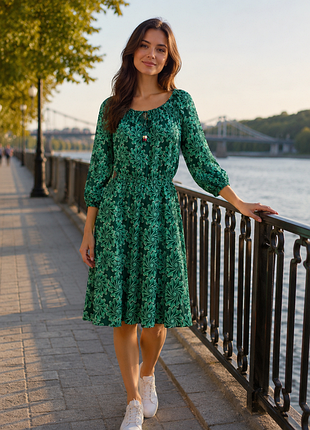 Вишукана шовкова сукня,100%шовк, плаття вінтажне