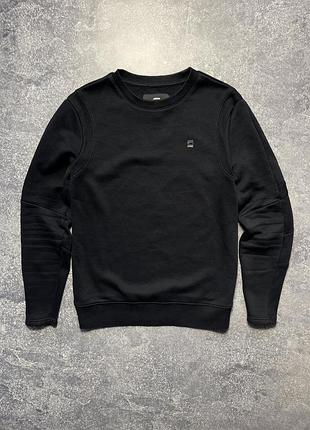 Чорний світшот g-star raw motac-x r sw l/s — оригінал