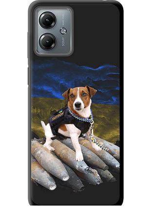 Чохол tpu патріотичний на телефон motorola moto g14 патрон "5320b-3197-58250"
