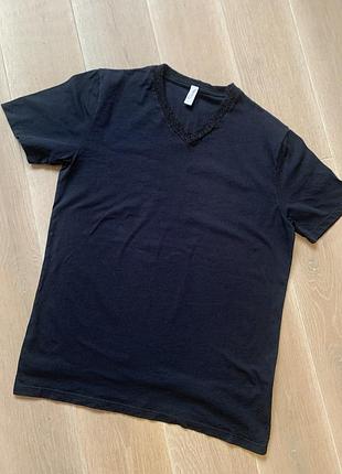 Футболка з декоративною горловиною i. marsili organic cotton
