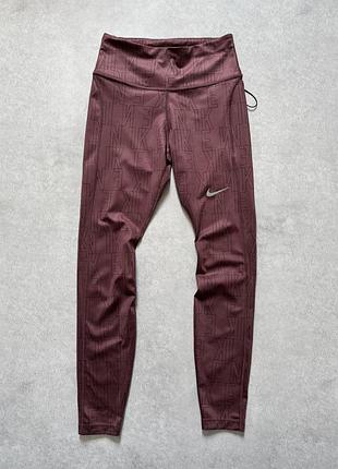 Nike run division dri-fit спортивні легінси лосини найк