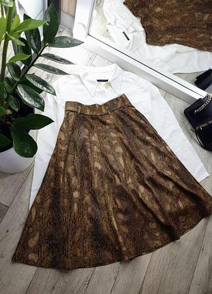 Розкішна спідниця сонце-кльош під зміїну шкіру vila clothes