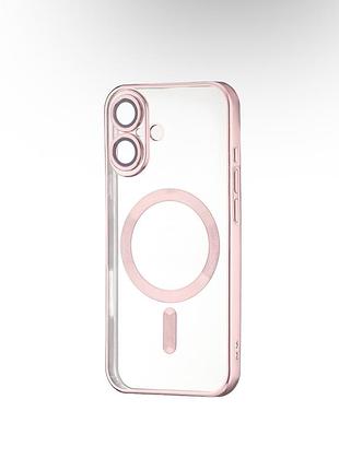 Чехол magsafe iphone 16 pink 2