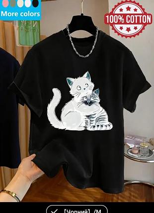 Футболка с котиком