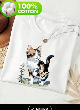 Футболка с котиком
