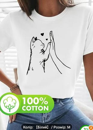 Футболка с котиком