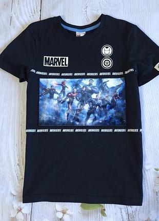 Футболка 👕 з малюнком супергерої марвел 🦸 marvel avengers george 7-8 років, 122-128 см.