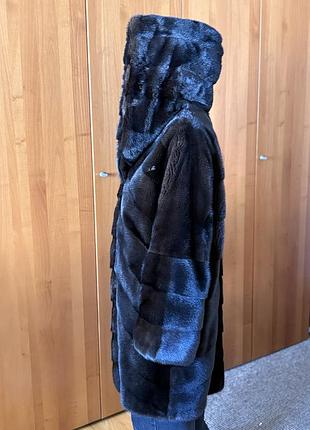 Преміум норкова шуба kopenhagen fur (ivory quality) • розмір 42 • стан нової 6