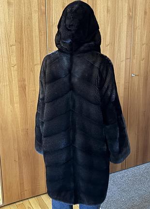 Преміум норкова шуба kopenhagen fur (ivory quality) • розмір 42 • стан нової 7