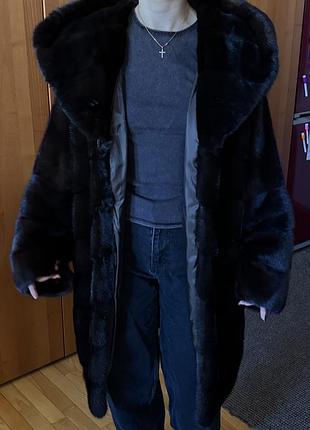 Преміум норкова шуба kopenhagen fur (ivory quality) • розмір 42 • стан нової 8