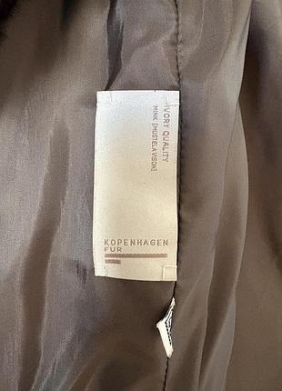 Преміум норкова шуба kopenhagen fur (ivory quality) • розмір 42 • стан нової 10