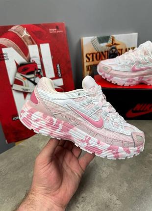 Кроссовки nike p-6000 розовые