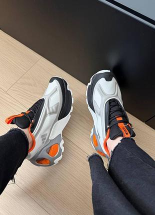 Adidas edge runner white black orange 2