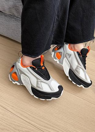 Adidas edge runner white black orange 3