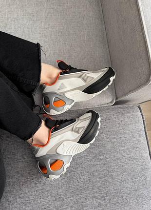 Adidas edge runner white black orange 4