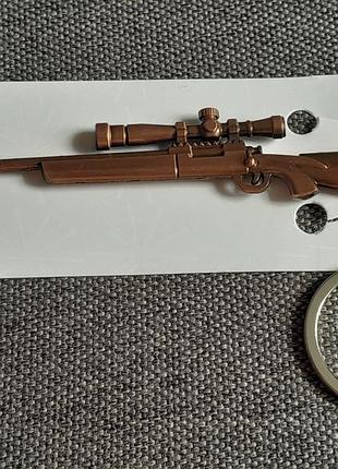Брелок металлический снайперская винтовка m24