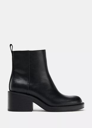 Черевики жіночі чорні zara new