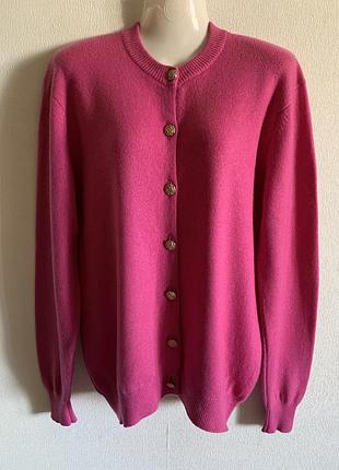 💗 винтажный кардиган connoisseur cashmere 100% кашемир scotland l/xl