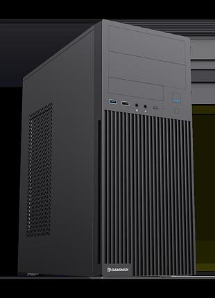 Компьютерный корпус gamemax et-215-np-u3 (midi tower), black, без бп — универсальный формат для atx/microatx