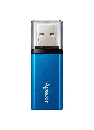 Флеш-накопитель apacer ah25c 256gb 5 гбит/с ocean blue (ap256gah25cu-1)