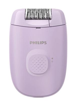Эпилятор дисковый philips series 2000 bre237/00 для сухого бритья 2 насадки фиолетовый