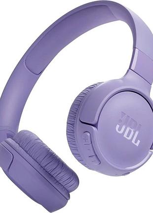 Навушники jbl t520bt bluetooth 5.3, pure bass, 57 годин прослуховування, колір фіолетові