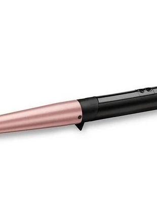 Плойка для завивки babyliss c454e конусная 36 вт. 6 режимов черный с розовым