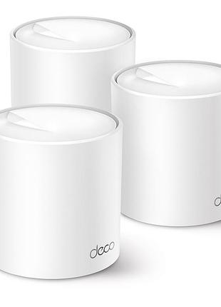 Домашняя mesh wi-fi система tp-link deco x50(3-pack) 3000 мбит/с белый