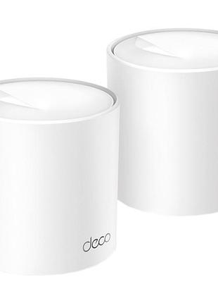 Домашняя mesh wi-fi система tp-linkdeco x10(2-pack) 1201 мбит/с белый
