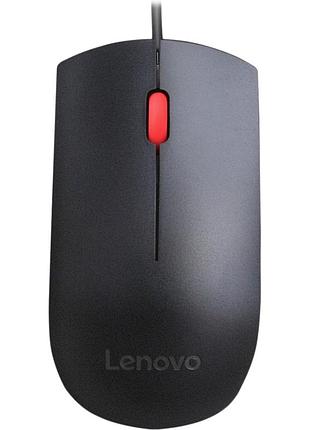 Мышь lenovo essential usb mouse black ведущая usb оптическая 1600 dpi кабель 1.8 м для пк и ноутбука (4y50r20863)