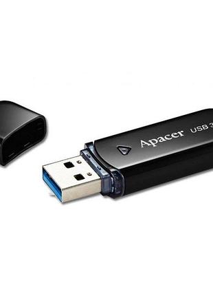Usb флеш-накопичувач, флешка apacer ah355 usb3.0 128gb black ap128gah355b-1