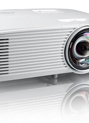 Проектор optoma x309st dlp/3700lm білий