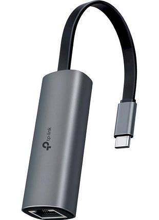 Сетевой usb-адаптер tp-link ue302c grey usb type-c 2.5g ethernet