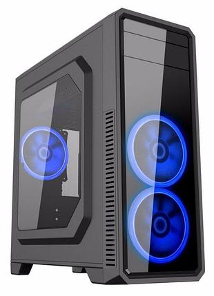 Корпус комп'ютерний atx gamemax g561 black без блока живлення/midi-tower чорний