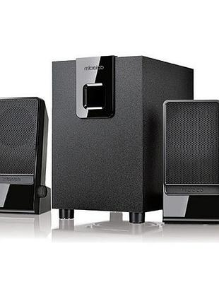 Акустическая система 2.1 microlab m-100 10вт 3.5mm black