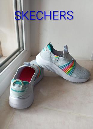 Крутые стильные кроссовки бренда skechers kids ultra flex 3.09135 eur 34