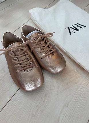 Балетки zara туфлі для дівчинки