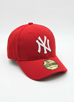 Яркая красная кепка new era 9fifty new york yankees 🇺🇸 снепбек с вышивкой | оригинал