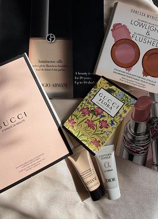 Набір люксових пробників і мініатюр ysl / gucci / dior / armani оригінал