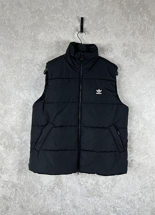 Чоловічий жилет adidas originals reversible vest, чорний колір, розмір м