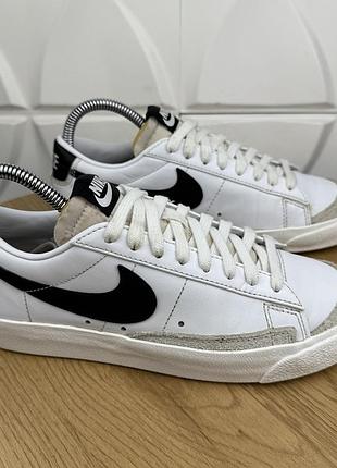 Оригінальні шкіряні кеди nike blazer low '77