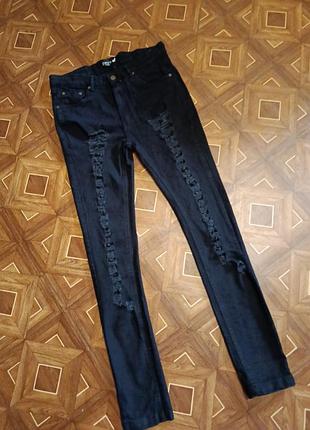 Джинсы мужские скинни рванки zara's,34p