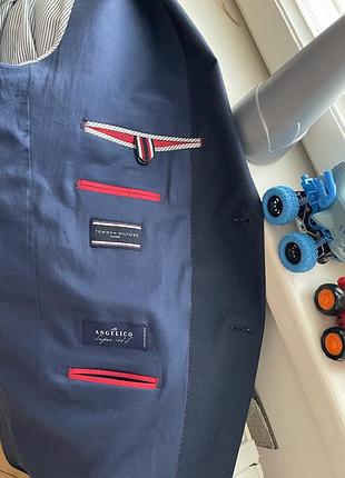 Tommy hilfiger tailored пиджак мужской 54 оригинал шерсть