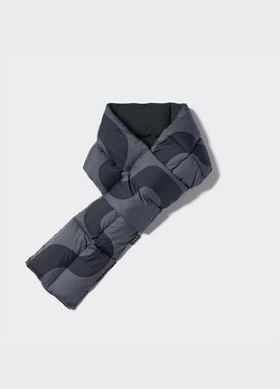 Дутий термошарф на флісі від uniqlo merimekko.