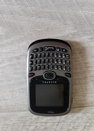Мобильный телефон alcatel ot-255d серый с кнопками б/в рабочий