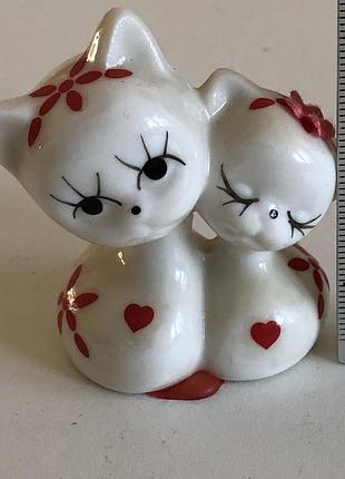 Котик киця фарфор іграшка 3
