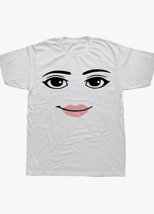 Футболка "woman face" (roblox style)