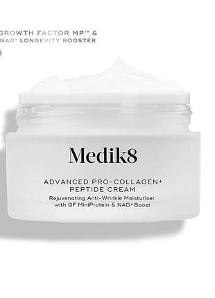 Новинка! антивозрастной увлажняющий крем advanced pro-collagen+ peptide creamtm medik8, 12,5 мл
