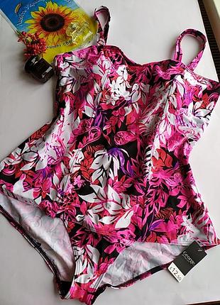 Новый яркий слитный втягивающий купальник george, 982 22, eur 50, 5xl